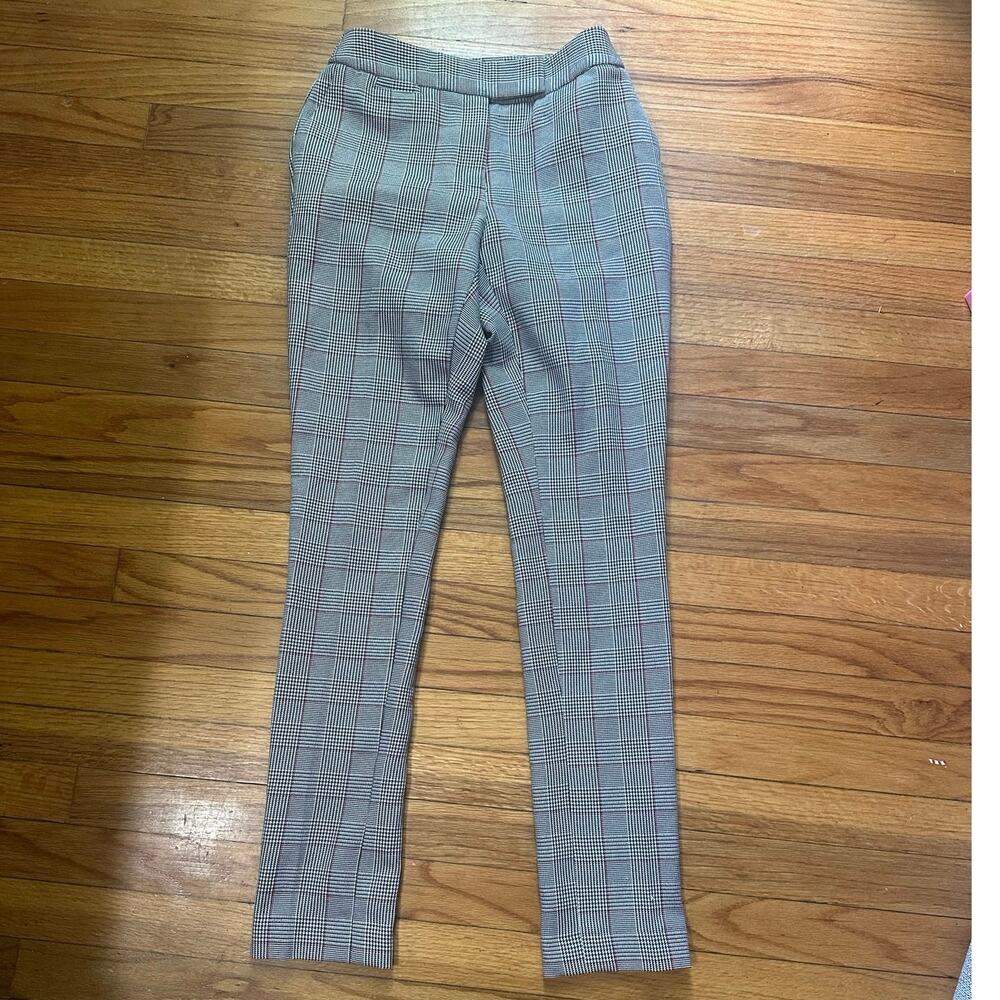 Tahari Houndstooth Dress Pants Classic Workwear Size XS